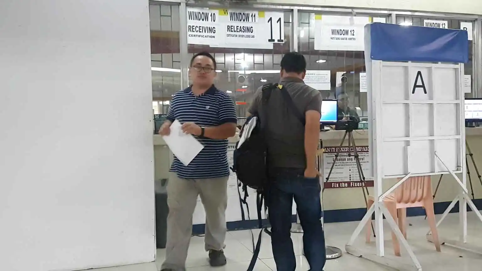 LTO Driver’s License certification and the certificate of No Apprehension