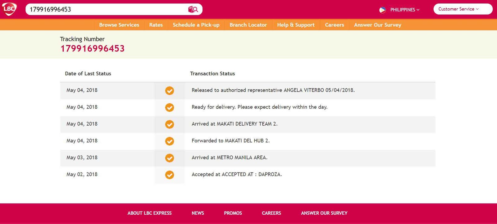 lbc tracking package tracking number lbc tracking package tracking number